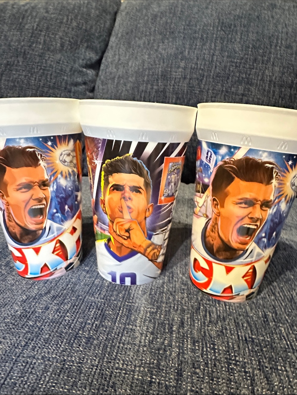 Set of 3 American team , FIFA World Cup Cups - Picture 2 of 9